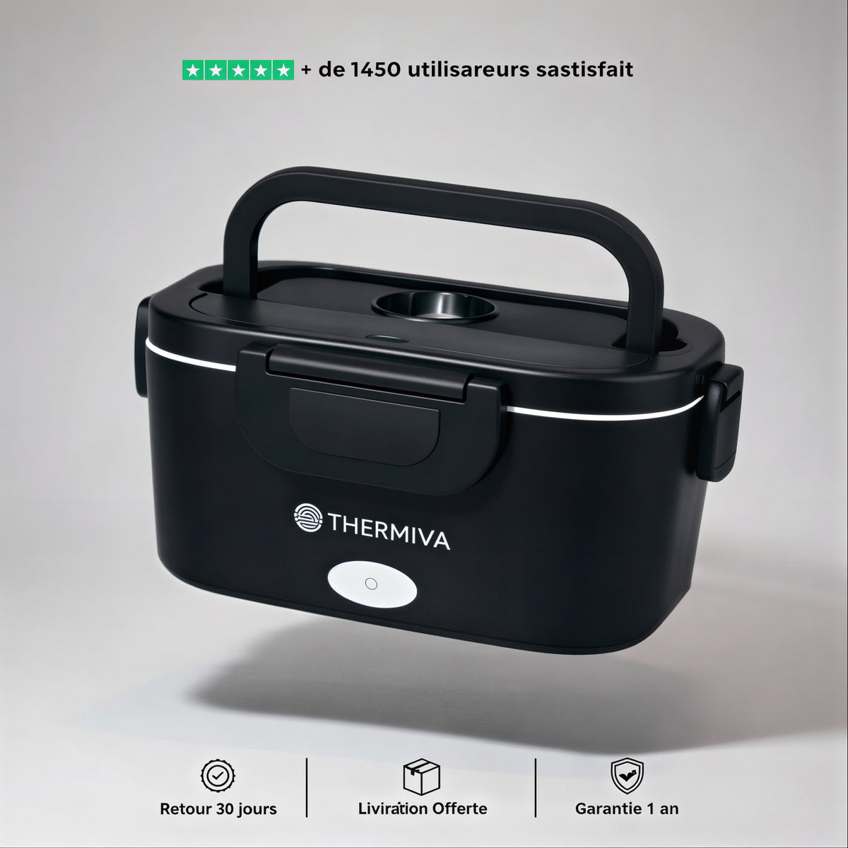 Boîte à lunch chauffante électrique